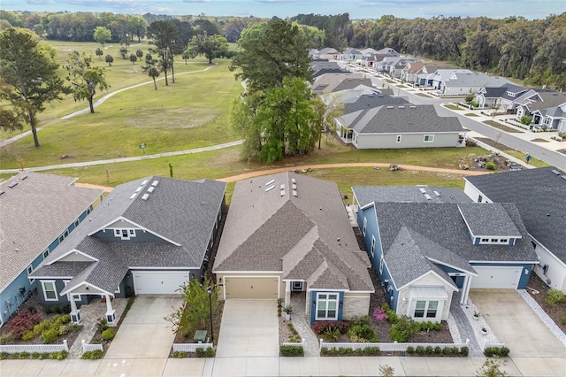 drone / aerial view featuring a residential view