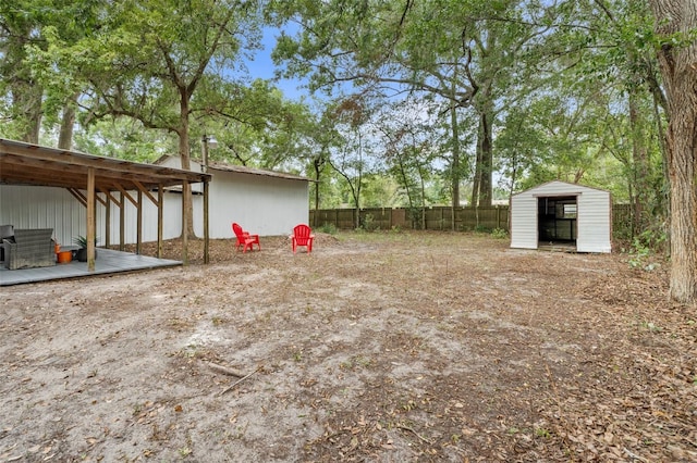 4120 NW 10th St, Gainesville, FL 32609 - view of yard featuring a storage shed