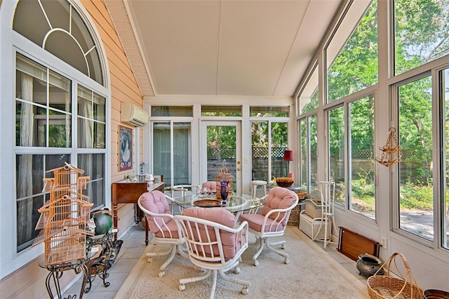 12332 NW 7th Ln, Newberry, FL 32669 - sunroom featuring a wall mounted AC