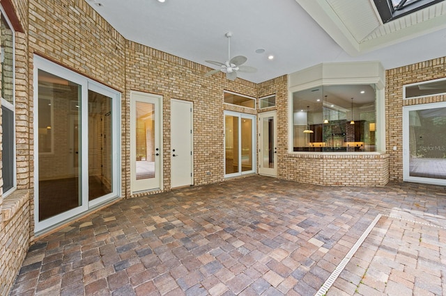 4535 SW 105th Dr, Gainesville, FL 32608 - view of patio with a ceiling fan