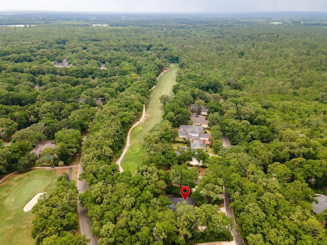 4535 SW 105th Dr, Gainesville, FL 32608 - aerial view of a heavily wooded area and a golf club
