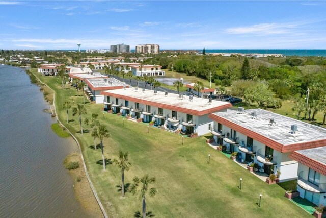 26 Ocean Palm Villa S Unit 26, Flagler Beach, FL 32136 - aerial view with a water view