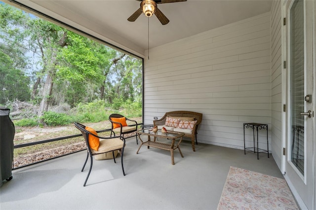 1272 NW 132nd Blvd, Newberry, FL 32669 - sunroom / solarium with ceiling fan