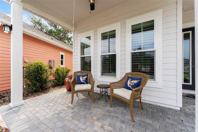 1272 NW 132nd Blvd, Newberry, FL 32669 - view of patio with a ceiling fan
