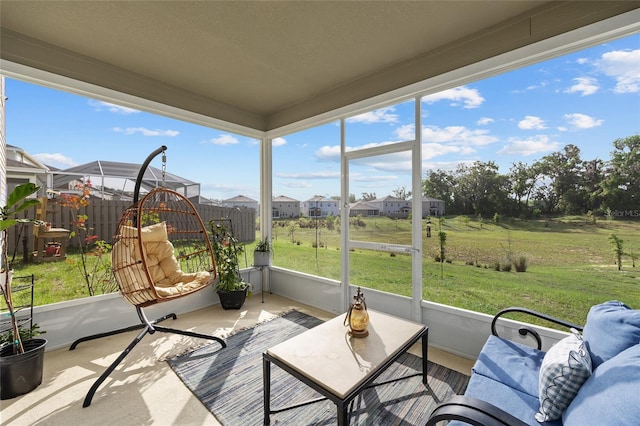1487 NW 136th Blvd, Newberry, FL 32669 - sunroom featuring outdoor lounge area and plenty of natural light