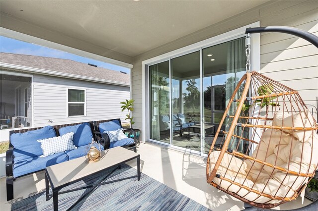 1487 NW 136th Blvd, Newberry, FL 32669 - balcony featuring outdoor lounge area
