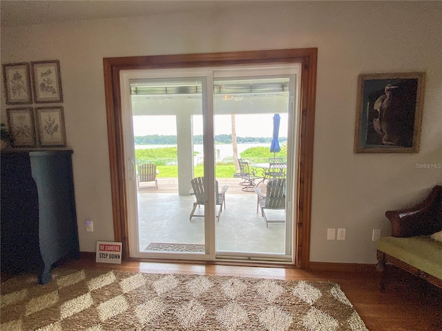 view of doorway