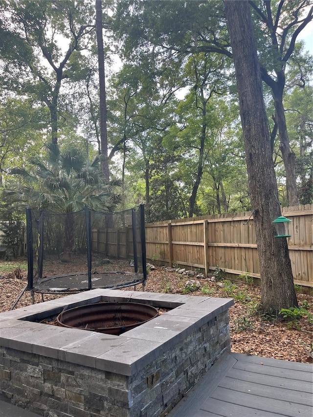exterior space featuring a fenced backyard