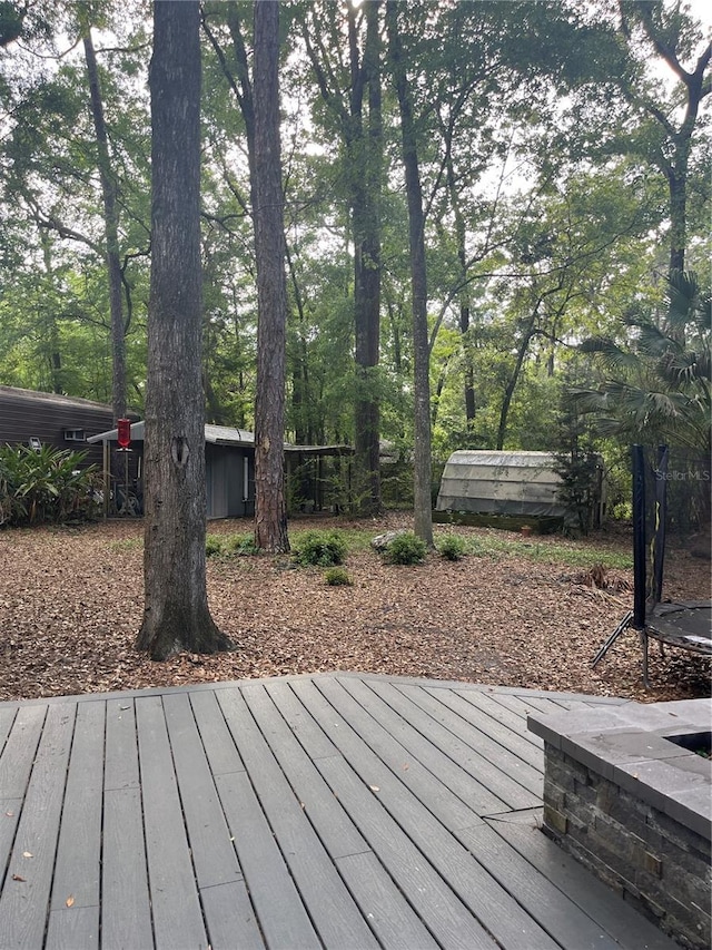 view of deck