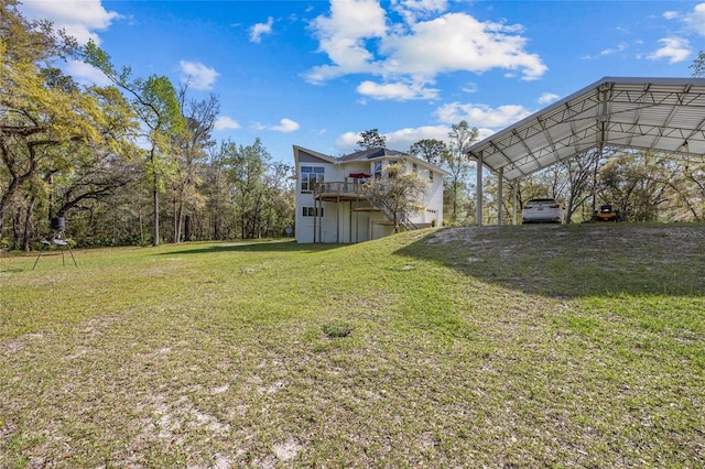 4250 NW 81st Ln, Bell, FL 32619 - view of yard with a detached carport
