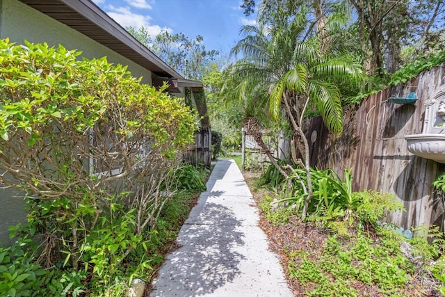 841 N Palm Springs Ter, Crystal River, FL 34429 - view of yard featuring fence