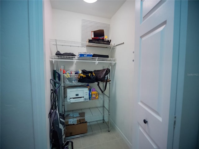 view of storage