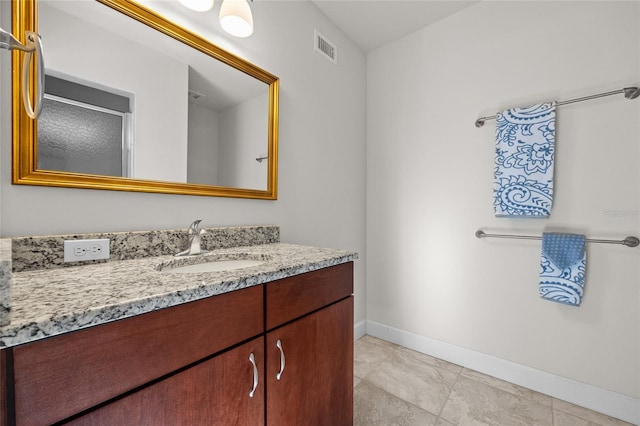 6382 SW 48th Dr, Gainesville, FL 32608 - bathroom with vanity and baseboards