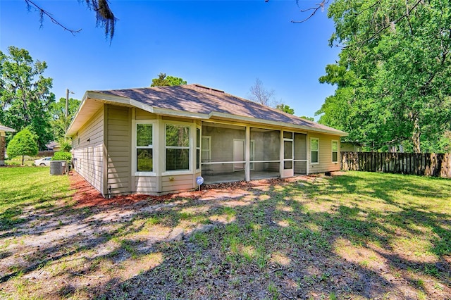 1983 SW 65th Dr, Gainesville, FL 32607 - back of house with a sunroom