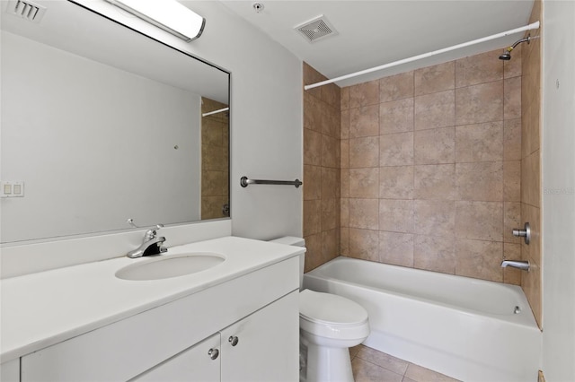 2515 SW 35th Pl Unit 203, Gainesville, FL 32608 - bathroom featuring vanity, washtub / shower combination, and tile patterned floors