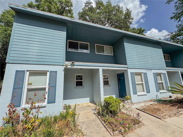 3935 SW 26th Ter Unit 3935A, Gainesville, FL 32608 - view of front of house featuring concrete block siding
