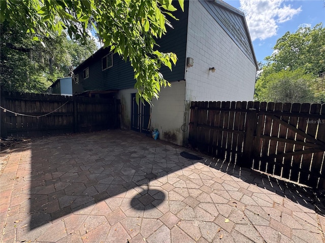 3935 SW 26th Ter Unit 3935A, Gainesville, FL 32608 - view of patio / terrace with a fenced backyard
