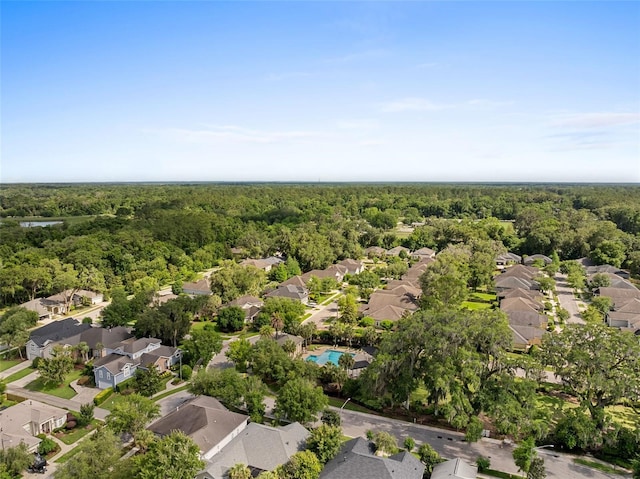 3624 SW 73rd Way, Gainesville, FL 32608 - aerial perspective of suburban area with a heavily wooded area