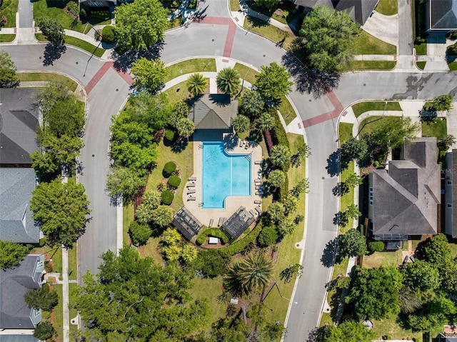 3624 SW 73rd Way, Gainesville, FL 32608 - aerial view of a pool