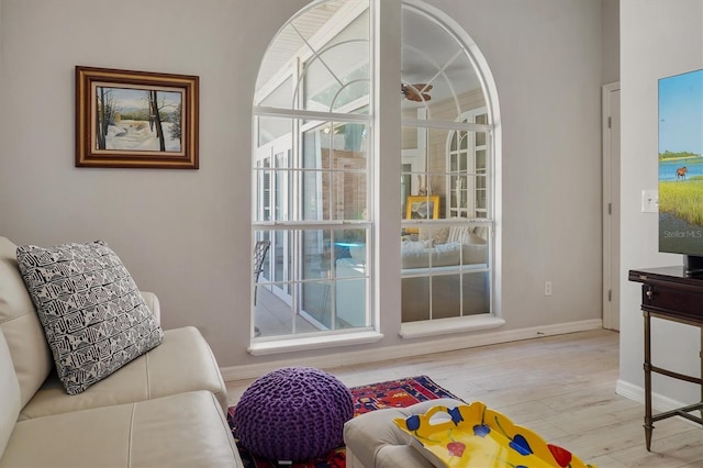 10321 NW 34th Ln, Gainesville, FL 32606 - entryway with wood finished floors and baseboards