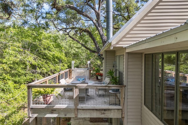 view of deck