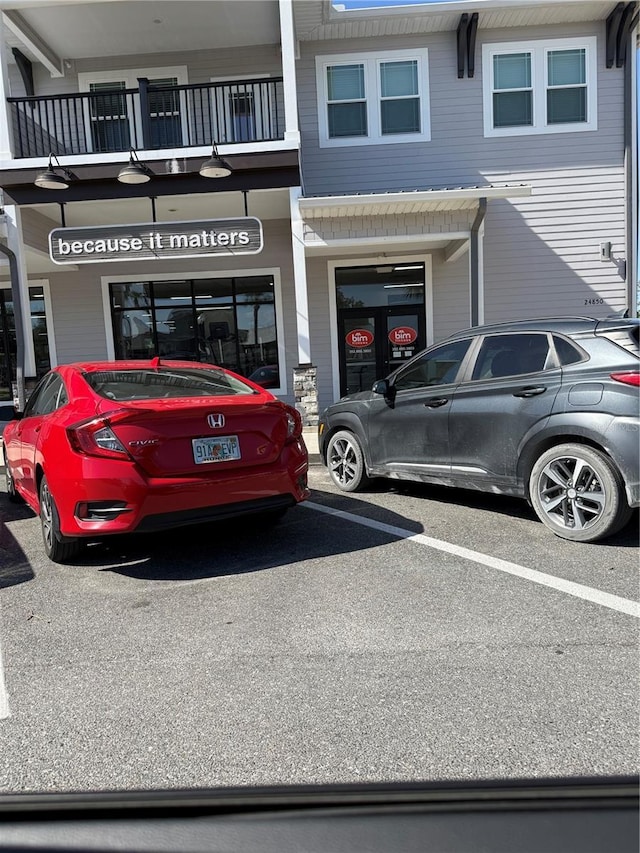 view of vehicle parking