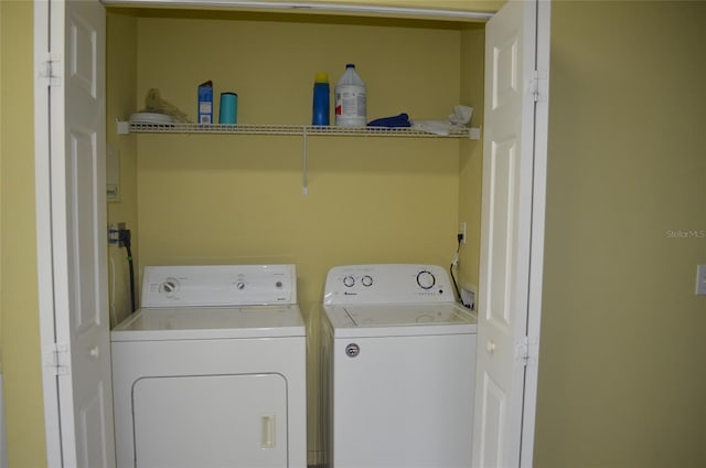 3870 SW 20th Ave Unit 1607, Gainesville, FL 32607 - laundry room with independent washer and dryer and laundry area