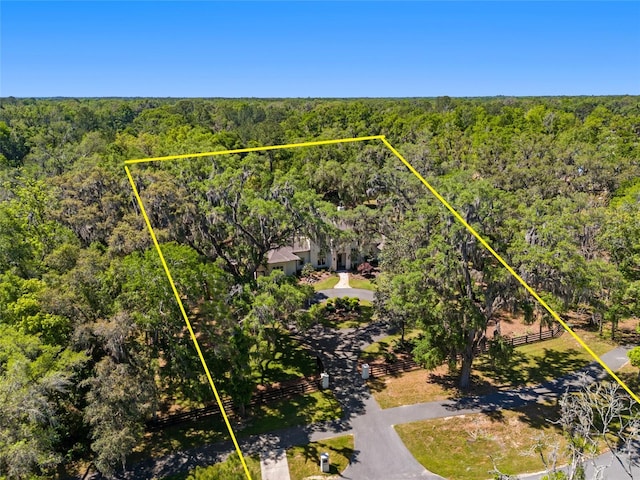 14819 NW 21st Ave, Newberry, FL 32669 - bird's eye view featuring a forest view