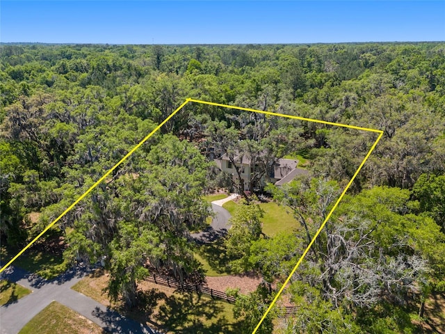 14819 NW 21st Ave, Newberry, FL 32669 - bird's eye view with a view of trees