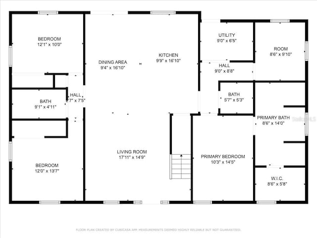 3955 NW 31st Ave, Bell, FL 32619 - property floor plan
