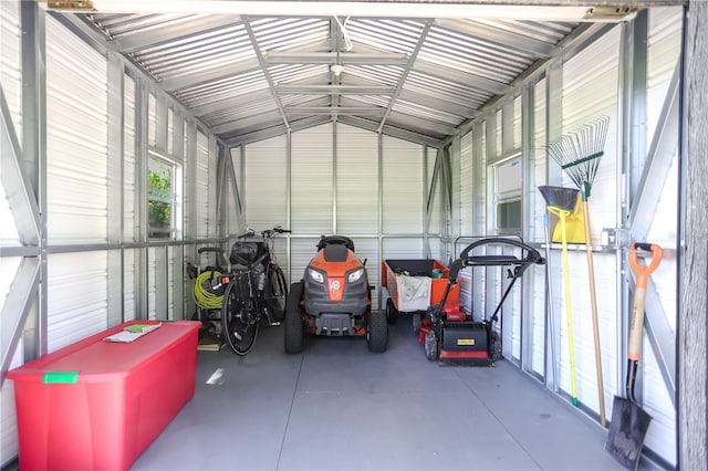 view of storage