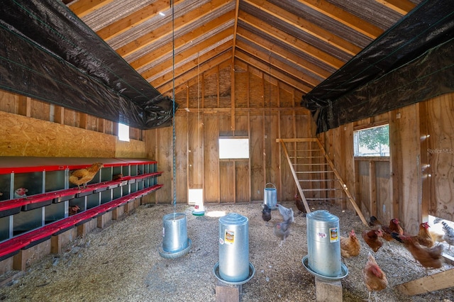 view of attic