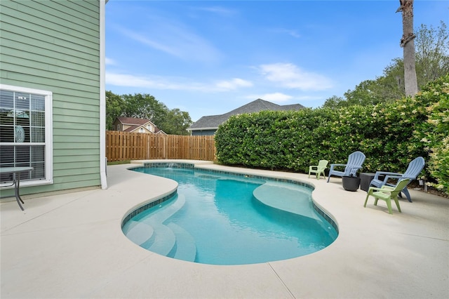 11931 NW 8th Rd, Gainesville, FL 32606 - view of pool with a patio area and a fenced backyard
