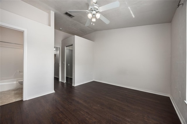 3510 SW 30th Way Unit 158, Gainesville, FL 32608 - unfurnished bedroom with baseboards, wood finished floors, and visible vents