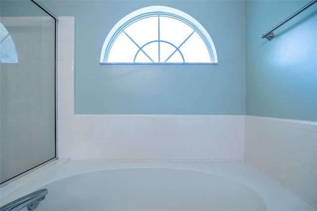 6114 NW 35th St, Gainesville, FL 32653 - bathroom featuring a garden tub and plenty of natural light