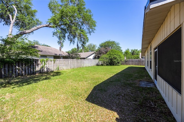 6114 NW 35th St, Gainesville, FL 32653 - view of yard featuring a fenced backyard