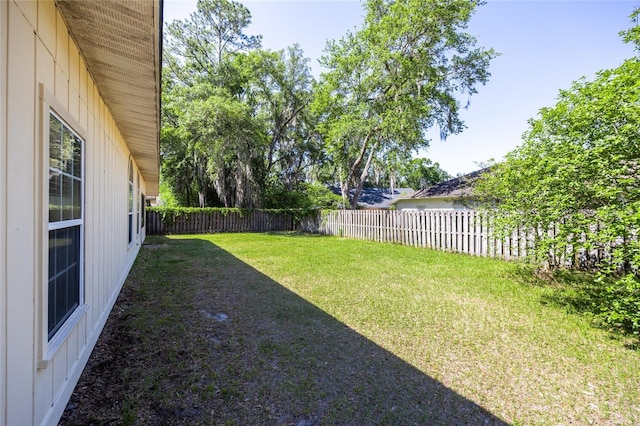 6114 NW 35th St, Gainesville, FL 32653 - view of yard featuring a fenced backyard