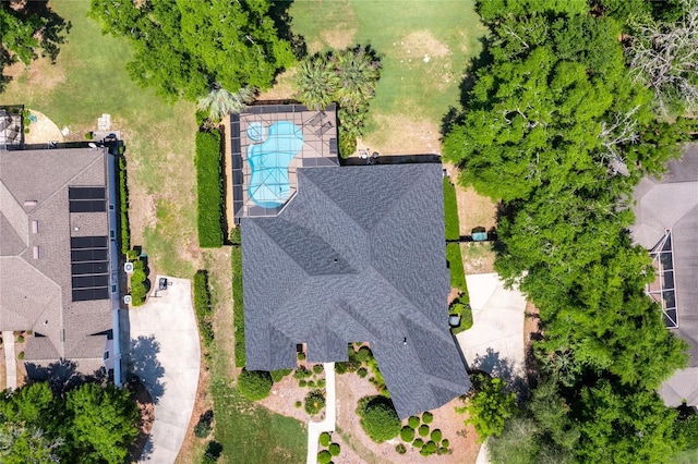 10312 SW 23rd Ave, Gainesville, FL 32607 - drone / aerial view of a pool