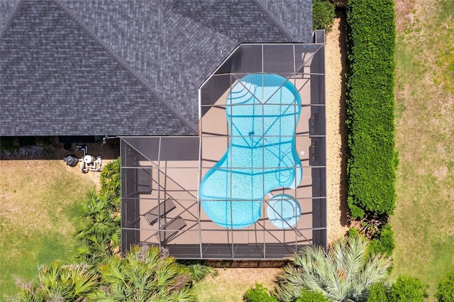 10312 SW 23rd Ave, Gainesville, FL 32607 - aerial view of property and surrounding area featuring a pool