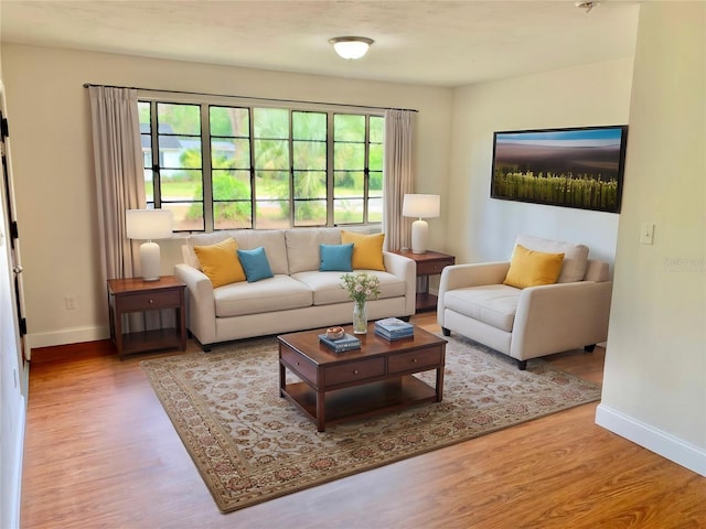 1041 NE 10th Ave, Gainesville, FL 32601 - living area with wood finished floors and baseboards