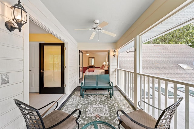 4319 SW 86th Way, Gainesville, FL 32608 - sunroom / solarium with a ceiling fan