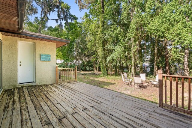 view of deck