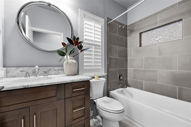 555 NW 134th Way, Newberry, FL 32669 - full bath featuring toilet, bathtub / shower combination, and vanity