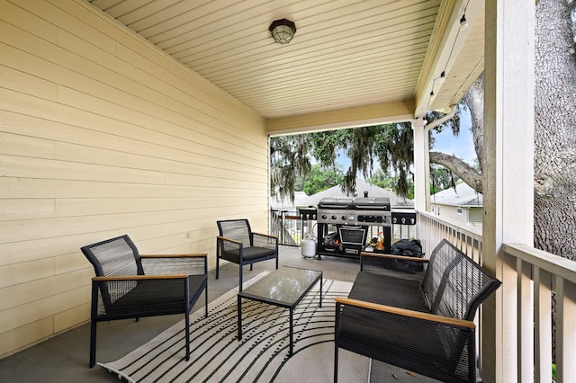 1488 NW 120th Way, Gainesville, FL 32606 - view of patio / terrace with an outdoor hangout area and a grill