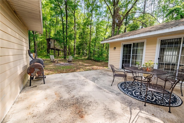 5876 SW 52nd Ter, Lake Butler, FL 32054 - view of patio / terrace featuring outdoor dining space