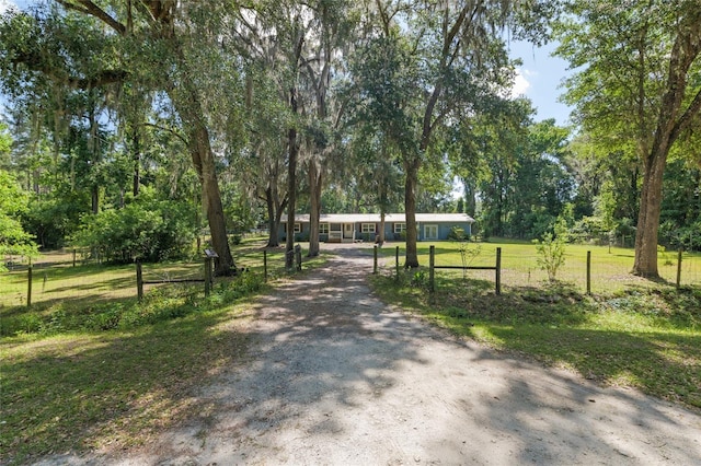 exterior space with driveway