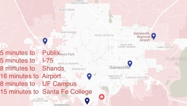 4073 SW 21st Ter, Gainesville, FL 32608 - map / location