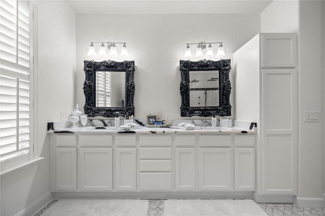 7274 SW 95th Ave, Ocala, FL 34481 - bathroom with baseboards and double vanity