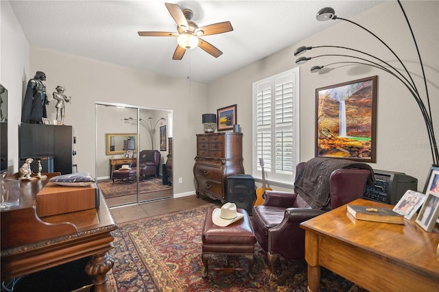 7274 SW 95th Ave, Ocala, FL 34481 - office featuring a ceiling fan