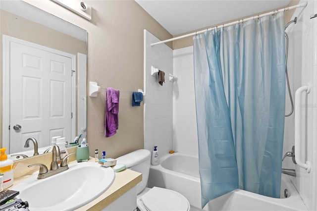 4586 SW 48th Way Unit 106, Gainesville, FL 32608 - full bath with vanity, toilet, and shower / bathtub combination with curtain